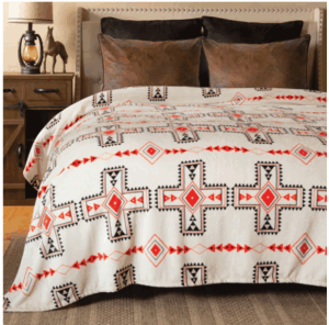 Santa Fe Sun Plush Bed Blanket
